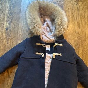 Zara pea coat size 18-24 Months